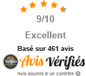 9/10 Excellent Basé sur 461 avis